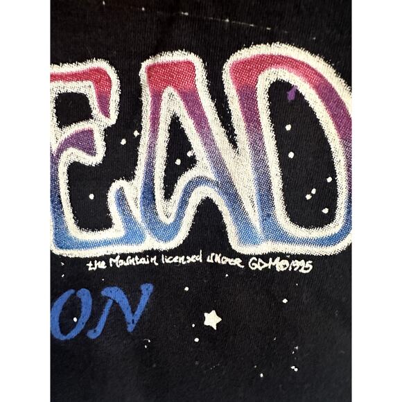 Grateful Dead All Over Print 1995 Vintage T-shirt Reprint Liquid Blue Tag - Picture 5 of 7